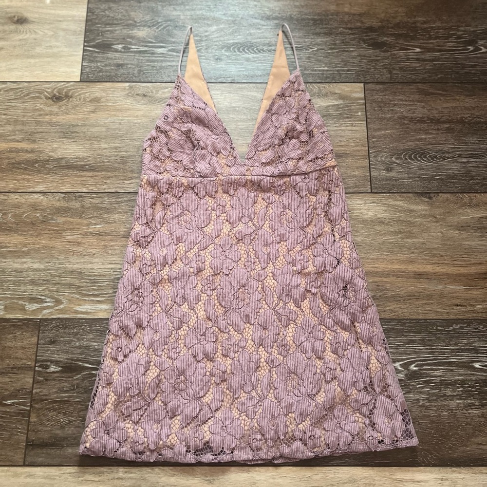 Free People Lace mini dress